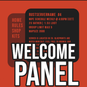 Welcome Panel